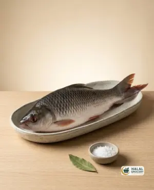 Rohu Fish (4Kg+ Size $5.29/lb)(আঁশ ছাড়ানো)