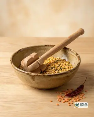Wooden Dal Ghutni