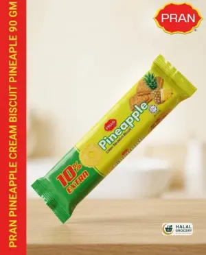 Pran Pineapple Cream Biscuit