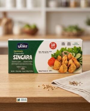 Lazeez Handmade Vegetable Singara (10 Pcs)